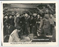 j766 THEY DIED WITH THEIR BOOTS ON #3 vintage 8x10 still '41 Flynn & men