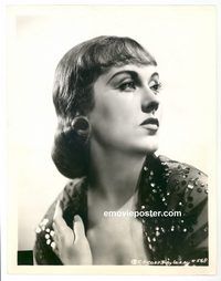 j897 FAY WRAY vintage 8x10 still '30s great head & shoulders portrait!