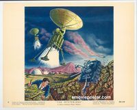 j521 MYSTERIANS #8 color vintage 8x10 still '59 great alien spaceships!