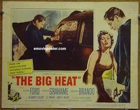 m044 BIG HEAT #2 movie lobby card '53 Glenn Ford, Fritz Lang