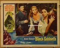 m048 BLACK SABBATH movie lobby card #1 '64 Mario Bava, AIP