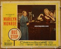 m063 BUS STOP movie lobby card #8 '56 Marilyn Monroe at bar!