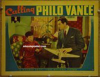 m066 CALLING PHILO VANCE movie lobby card '40 James Stephenson is Philo