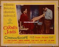 m070 CARMEN JONES movie lobby card #8 '54 Belafonte, Dandridge