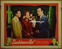 m095 CONFIDENCE GIRL movie lobby card #4 '52 Tom Conway, Brooke
