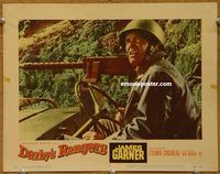 m110 DARBY'S RANGERS movie lobby card #3 '58 James Garner close up!
