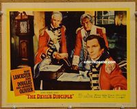 m128 DEVIL'S DISCIPLE movie lobby card #5 '59 Laurence Olivier