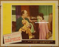 m134 DIARY OF ANNE FRANK movie lobby card #2 '59 Millie Perkins
