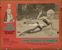 m142 DON'T BOTHER TO KNOCK movie lobby card '65 sexy Elke Sommer!