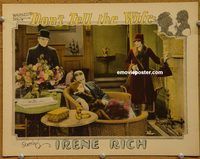 m144 DON'T TELL THE WIFE movie lobby card '27 Irene Rich