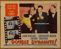 m145 DOUBLE DYNAMITE movie lobby card #4 '52 Groucho, Frank, Benchley