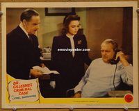 m149 DR GILLESPIE'S CRIMINAL CASE movie lobby card #3 '43 Barrymore
