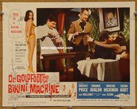 m150 DR GOLDFOOT & THE BIKINI MACHINE movie lobby card #3 '65 Price