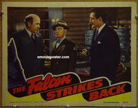 m179 FALCON STRIKES BACK movie lobby card '43 suave Tom Conway!