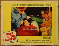 m184 FATE IS THE HUNTER movie lobby card #5 '64 Ford, Kwan
