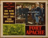 m204 FORT APACHE movie lobby card #3 '48 John Wayne, Henry Fonda