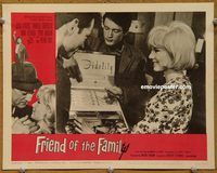 m208 FRIEND OF THE FAMILY movie lobby card #7 '65 Danielle Darrieux