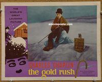 m226 GOLD RUSH movie lobby card R59 Charlie Chaplin classic!