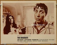 m233 GRADUATE movie lobby card #8 '68 Dustin Hoffman, Katharine Ross