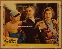 m241 GREAT ZIEGFELD movie lobby card '36 William Powell, Fanny Brice