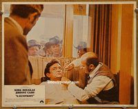 m245 GUNFIGHT movie lobby card #6 '71 Johnny Cash getting a shave!