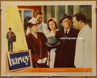 m248 HARVEY movie lobby card #2 '50 hat with rabbit earholes!