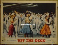 m263 HIT THE DECK movie lobby card #3 '55 dance production number!