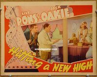 m265 HITTING A NEW HIGH movie lobby card '37 Lily Pons, Jack Oakie