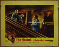 m272 HOUND OF THE BASKERVILLES movie lobby card #7 '59 Cushing