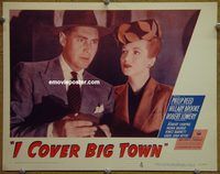 m277 I COVER BIG TOWN movie lobby card #5 '47 close up of stars!