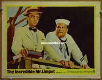 m286 INCREDIBLE MR LIMPET movie lobby card #8 '64 Don Knotts as fish!