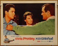 m301 KID GALAHAD movie lobby card #3 '62 Elvis Presley, Gig Young