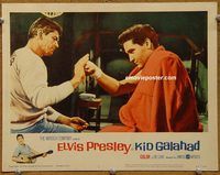 m302 KID GALAHAD movie lobby card #6 '62 Elvis, Charles Bronson