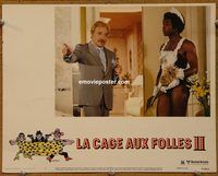 m310 LA CAGE AUX FOLLES 2 movie lobby card #1 '81 Michel Serrault