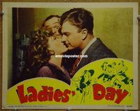 m311 LADIES' DAY movie lobby card '43 Eddie Albert close up!