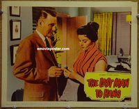 m317 LAST MAN TO HANG movie lobby card #3 '56 Tom Conway getting old!