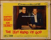 m320 LEFT HAND OF GOD movie lobby card #8 '55 Humphrey Bogart
