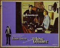 m327 LONG GOODBYE movie lobby card #7 '73 Elliott Gould, film noir