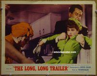 m328 LONG, LONG TRAILER movie lobby card #6 '54 Lucille Ball, Desi