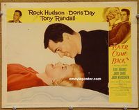 m336 LOVER COME BACK movie lobby card #2 '62 Rock Hudson, Doris Day