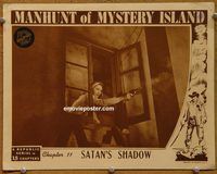 m349 MANHUNT OF MYSTERY ISLAND Chap 11 movie lobby card '45 serial