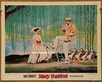 m355 MARY POPPINS movie lobby card R73 Julie Andrews, Dick Van Dyke