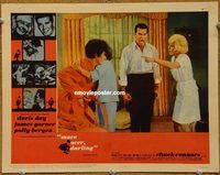 m368 MOVE OVER DARLING movie lobby card #3 '64 Garner, Doris Day