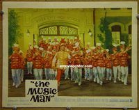 m373 MUSIC MAN movie lobby card #3 '62 Robert Preston with band!