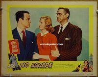 m383 NO ESCAPE movie lobby card #3 '53 Lew Ayres, Sonny Tufts