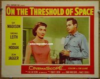 m395 ON THE THRESHOLD OF SPACE movie lobby card #2 '56 Guy Madison