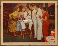 m396 ON THE TOWN movie lobby card #5 '49 Kelly, Sinatra & other stars!