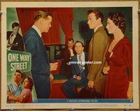 m398 ONE WAY STREET movie lobby card #3 '50 James Mason, Duryea