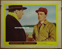 m399 OPERATION MANHUNT movie lobby card #6 '54 Harry Townes