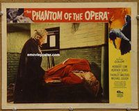 m415 PHANTOM OF THE OPERA movie lobby card #8 '62 Hammer, Lom
